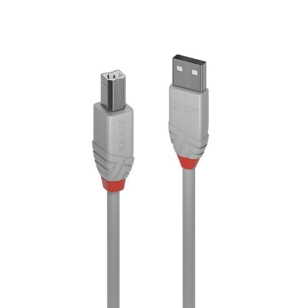 Picture of Lindy 2m USB2 A-B Cable Grey