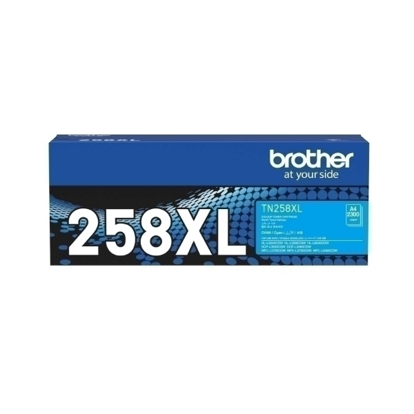 Picture of Brother TN258XL Cyan Toner Car