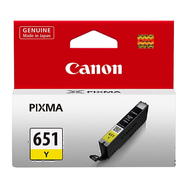 Picture of Canon CLI651 Yellow Ink Cart