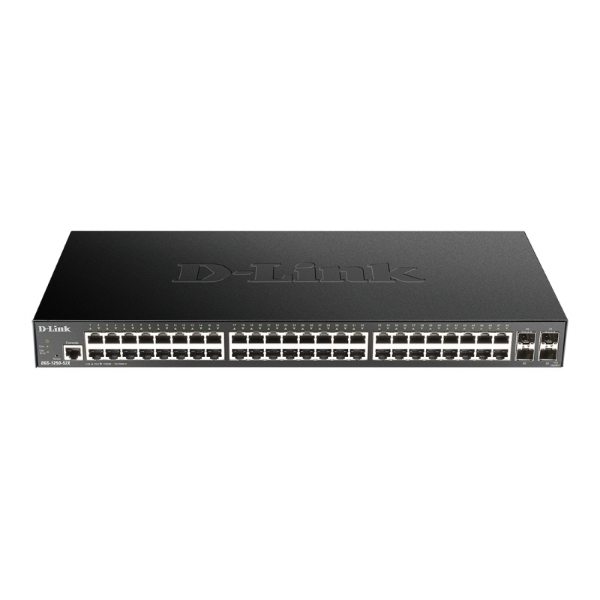 Picture of D-Link DGS-1250-52X - 52-Port Gigabit Smart Managed Switch with 48 RJ45 and 4 SFP+ 10g Ports
