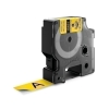 Picture of Dymo 18491 Rhino Industrial Tape Flexible Nylon 19mm Black On Yellow