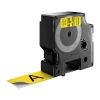 Picture of Dymo D1 Label Tape 24mm x 7m Black On Yellow
