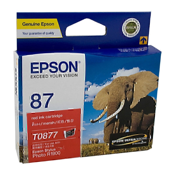 Picture of Epson T0877 Red Ink Cart