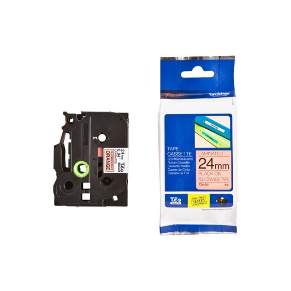 Picture of Brother TZe-B51 Laminated Tape 24mm
