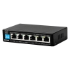 Picture of D-Link 6-Port 10/100Mbps PoE Switch with 4 Long Reach PoE Ports and 2 Uplink Ports (DES-F1006P-E)
