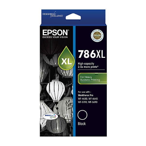 Picture of Epson 786XL Black Ink Cart