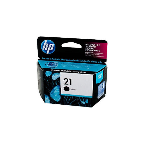 Picture of HP #21 Black Ink Cartridge C9351AA