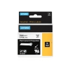Picture of Dymo Rhino Industrial Tape Permanent Polyester 6mm Black On White