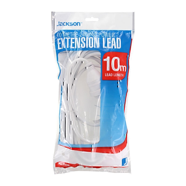 Picture of Jackson Power Extension Lead 10m White