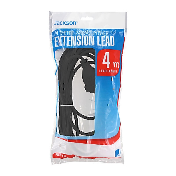 Picture of Jackson Extension Lead 4M - Black
