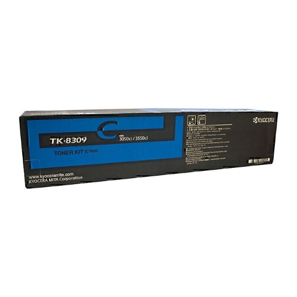 Picture of Compatible TK8309C Kyocera TK-8309C Cyan Toner Cartridge (Non-Genuine)