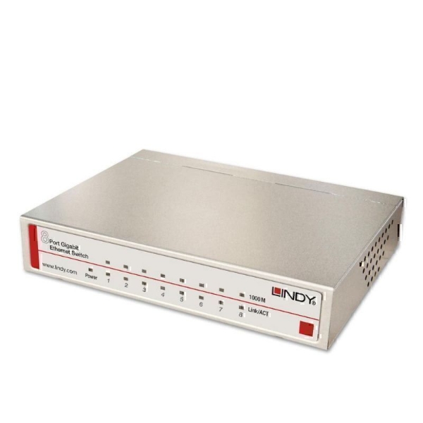 Picture of Lindy 8 Port GB Enet Switch