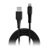 Picture of Lindy 31321 2m USB Ligtning Black mobile phone Cable