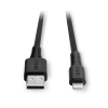 Picture of Lindy 31321 2m USB Ligtning Black mobile phone Cable