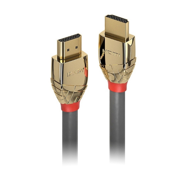 Picture of Lindy 37601 HDMI Cable 1 M HDMI Type A (Standard) Grey Adapter/Cable