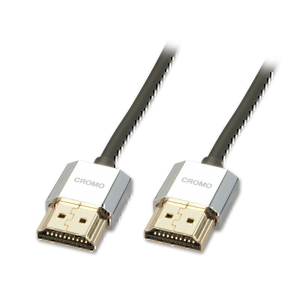 Picture of Lindy 2m Slim HDMI Cable Cromo Line