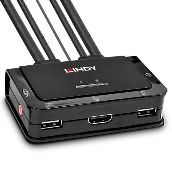 Picture of 42345 Lindy 2 Port HDMI KVM Switch
