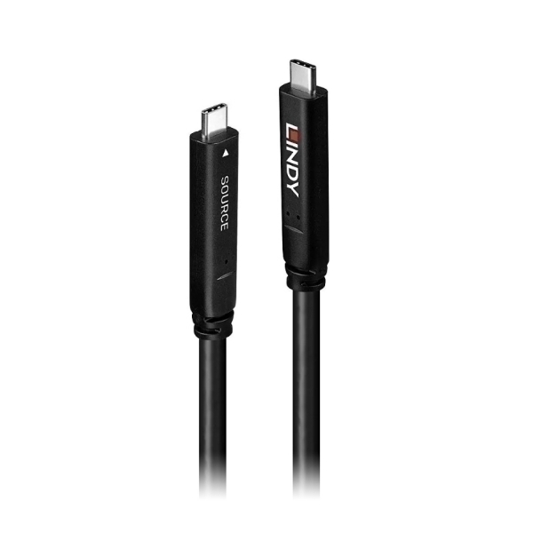 Picture of Lindy 43333 USB Cable 10 M USB 3.2 Gen 1 (3.1 Gen 1) USB C Black