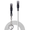 Picture of Lindy 0.3m Locking Cable, Grey