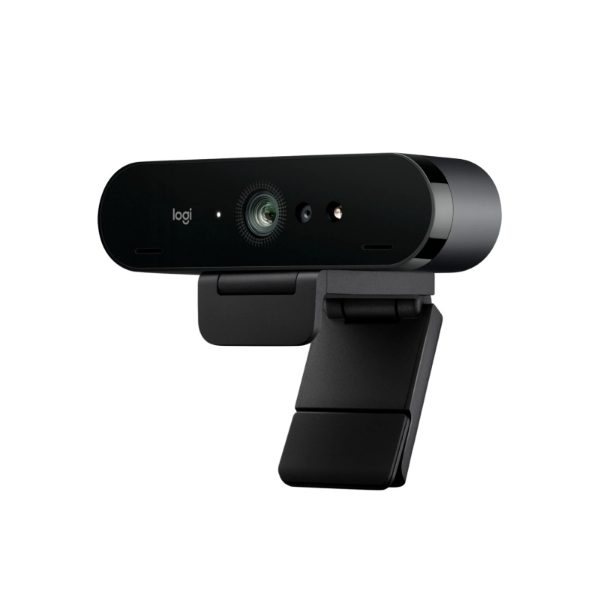 Picture of Logitech BRIO UHD 4K Webcam: (960-001105) with RightLight 3 and HDR Technology + AOM Bundle Kit