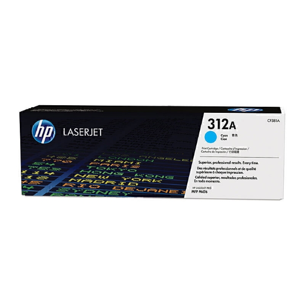 Picture of HP #312A Cyan Toner CF381A