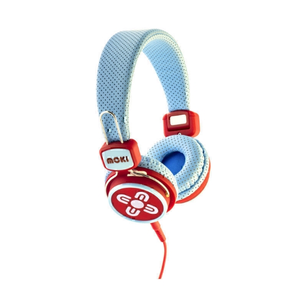 Picture of Moki Kids Safe Headphones - Blue & Red