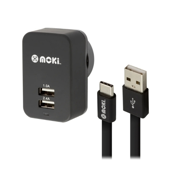 Picture of Moki Type-C USB Cable + Wall