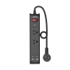 Picture of Monster 2-Port Surge+USB Black