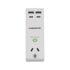 Picture of Monster 1-Port+USB Surge White