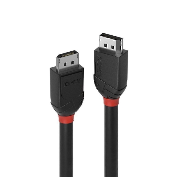 Picture of Lindy 36493 3M DisplayPort 1.2 Cable, Black Line