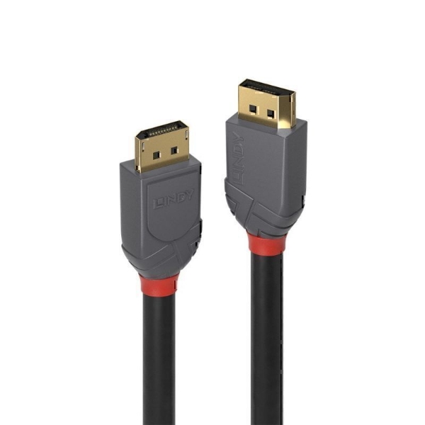 Picture of Lindy 36480 0.5m DisplayPort 1.4 Cable, Anthra Line