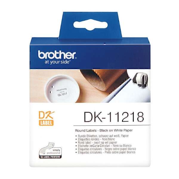 Picture of Brother DK-11218 White Label - 1000 per Roll