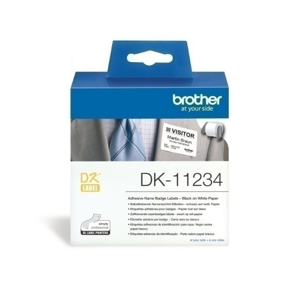 Picture of Brother DK-11234 Printer Label White Self-adhesive Printer Label