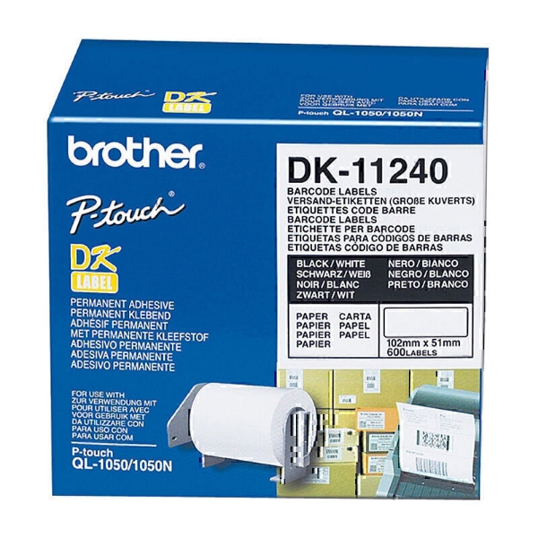 Picture of Brother DK-11240 102mm x 51mm White Label