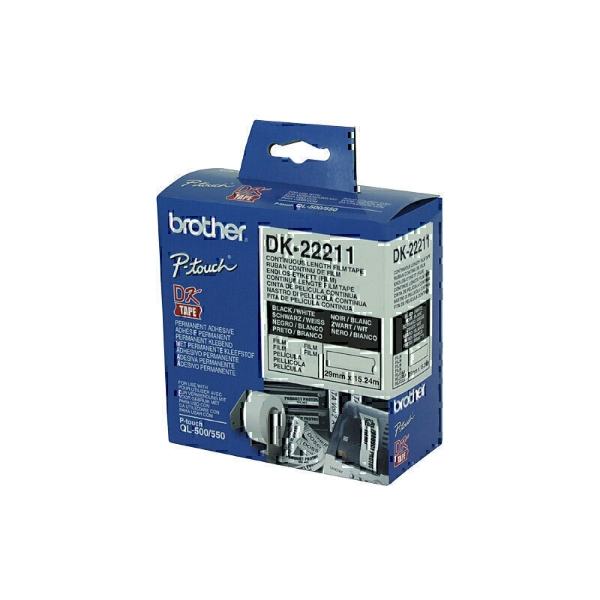Picture of Brother DK-22211 29mm x 15.24m White Roll