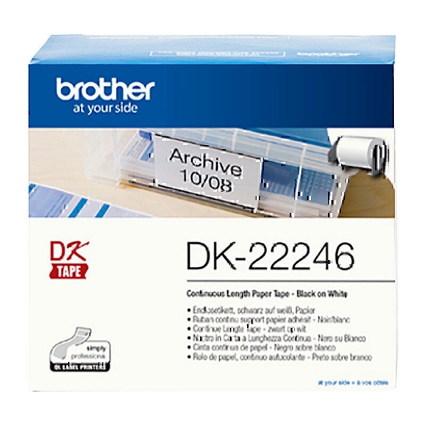 Picture of Brother DK-22246 Genuine White Label Continuous Roll