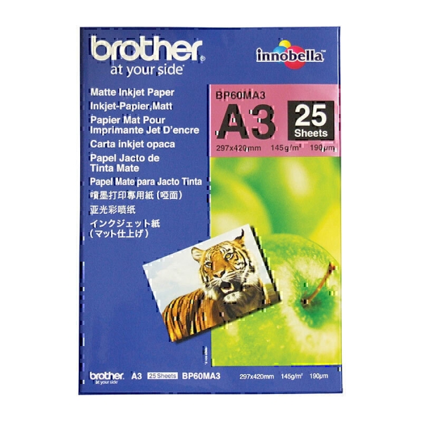 Picture of Brother BP60MA3 Matte Paper - 25 Sheets