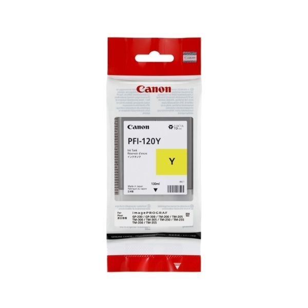 Picture of Canon PFI120 Yellow Ink