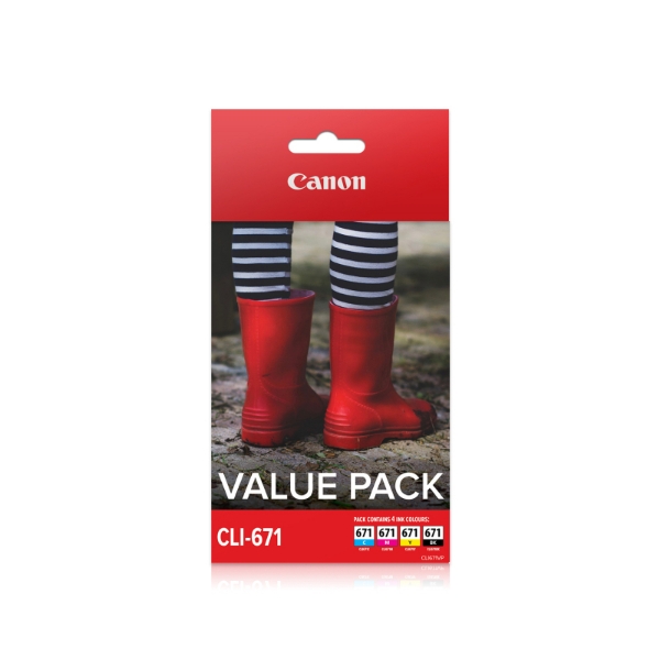 Picture of Canon CLI671 Value Pack