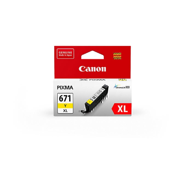 Picture of Canon CLI671XL Yellow Ink Cart