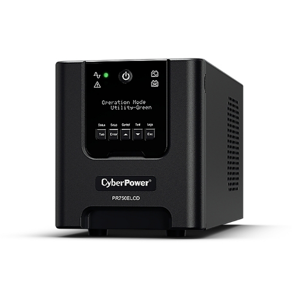 Picture of CyberPower Pro 750VA/675W Tower Ups with LCD [PR750ELCD]
