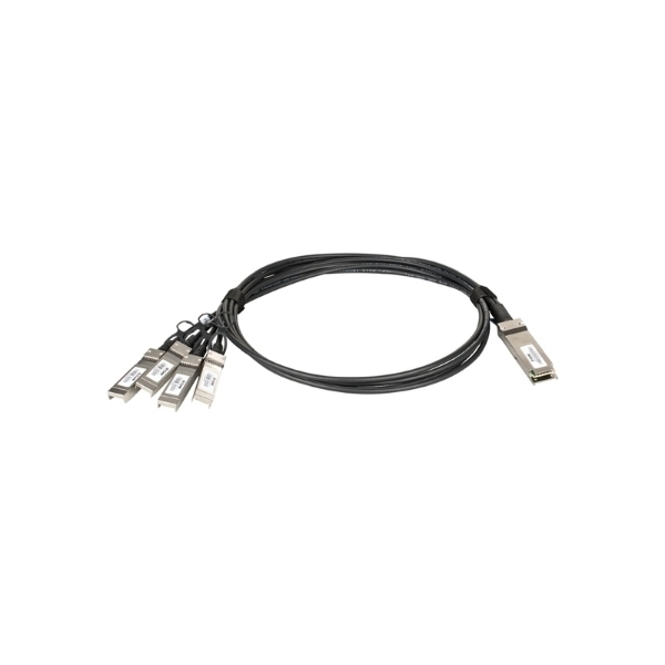 Picture of D-Link DEM-CB100QXS-4XS Compatible 40g QSFP+ to 4SFP+ Passive DAC Cable