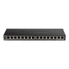 Picture of D-Link DGS-1016S 16-Port Low Profile Gigabit Unmanaged Switch (Metal Housing)