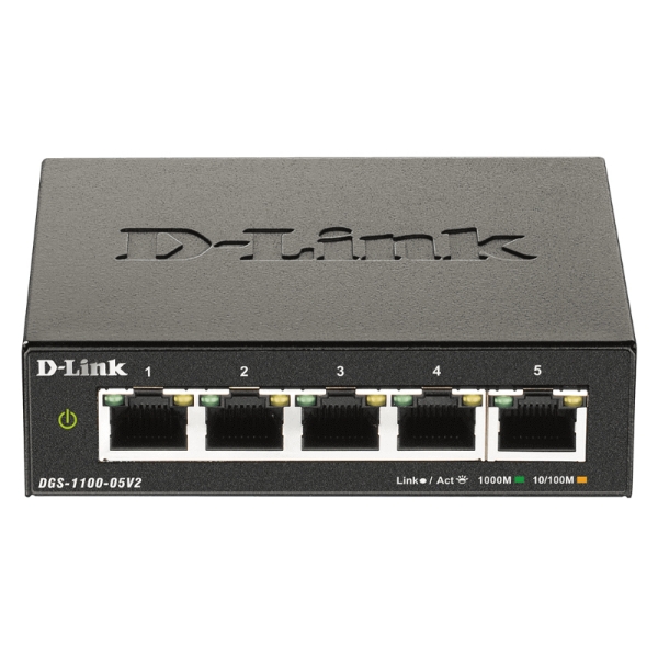 Picture of D-Link 5-Port Gigabit Smart Managed Ethernet Switch DGS-1100-05V2