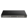 Picture of Cabinet Switch D-Link DGS-1250-52XMP 48x 370W Black