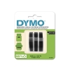 Picture of Dymo Emb Tape 3pk Blk 9mm x 3m