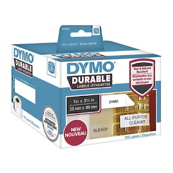 Picture of Dymo LW Durable Labels - 25 x 89 mm - 1933081
