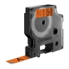 Picture of Dymo D1 Durable Label Tape 12mm x 3M Black On Orange