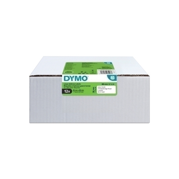 Picture of Dymo 2093093 LW Large Address Labels 12 Pack 36 x 89mm
