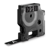 Picture of D1 Wht on Blk 12mmx7m Tape